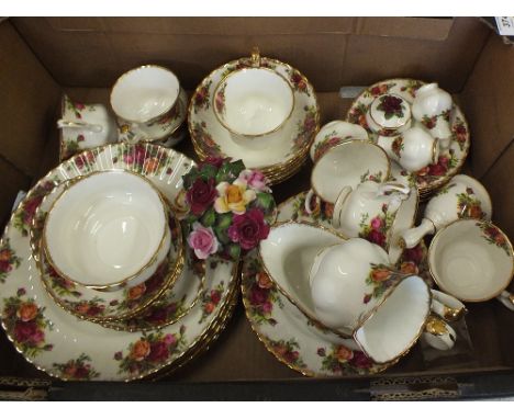 A Royal Albert Old Country Roses part dinner and tea set