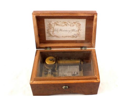 A music box playing the Wedding Glide