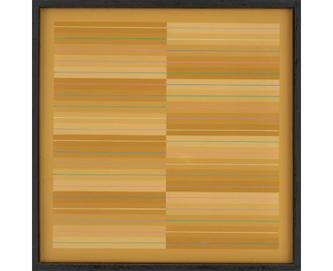 (See English version below)Rudolf Kämmer (Rudolstadt 1935 – 2019 Münsing). „Nr. 1/77“. 1977Acryl auf Leinwand. Im Künstlerrah