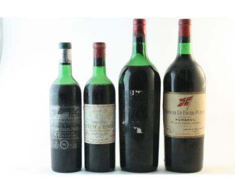 Château La Conseillante 1962 (1)Pomerol(low shoulder; badly damp-affected label)Château La Mission Haut-Brion 1965 (3)Pessac-