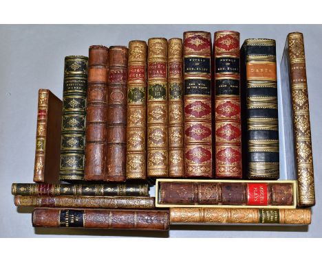 ANTIQUARIAN BOOKS, a collection of poetical and literary works comprising La Commedia di Dante Alighieri, published in Floren