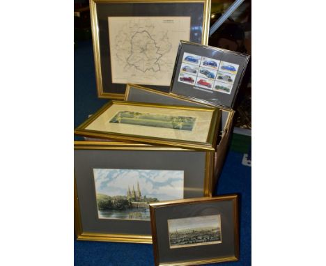LOCAL INTEREST, A BOX OF PRINTS MAINLY RELATING TO LICHFIELD to include modern copies of early 20th Century photographs of Ma