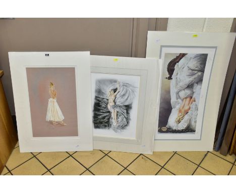 KAY BOYCE (BRITISH CONTEMPORARY) two signed limited edition prints 'Angelina 1' with certificate and 'Repose' with blind stam