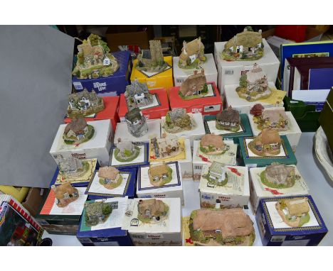 TWENTY SEVEN LILLIPUT LANE SCULPTURES FROM THE SOUTH WEST COLLECTION, mostly boxed and with deeds comprising Convent In The W