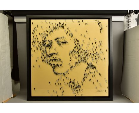 CRAIG ALAN (AMERICAN CONTEMPORARY) 'JIMI HENDRIX', a portrait of the American rockstar, signed bottom right, oil on board, ap