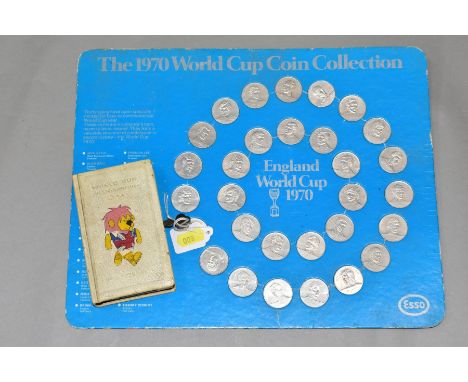 WORLD CUP,  A World Cup Championship 1966 World Cup Willie Money Box, padded metal with key and a World Cup Coin Collection 1