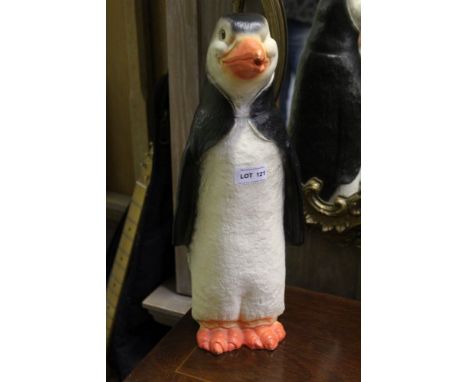 A GERMAN MADE HEICO BRANDED NOVELTY TABLE LAMP in the form of a penguin 