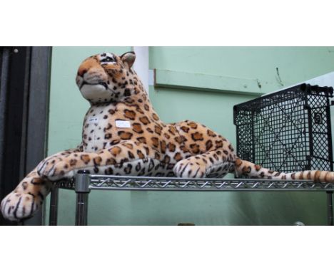 A PLUSH MODEL RECUMBENT CHEETAH 