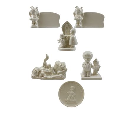  A group of Goebel Hummel West Germany blanc de chine figurines, tallest 14 cm