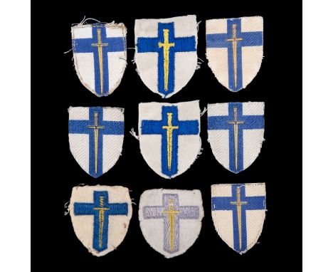  A group of British 2nd Army formation signs