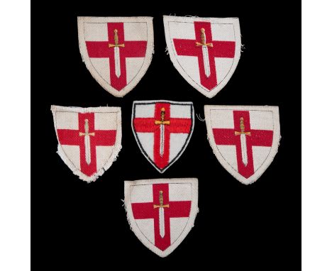 A group of British 1st Army formation signs