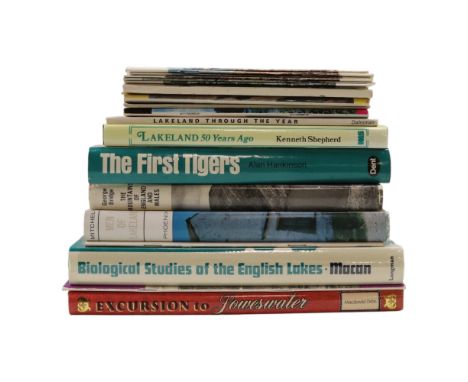 A group of books on the Lake District including Hankinson, "The First Tigers. The early history of rock climbing in the Lake 