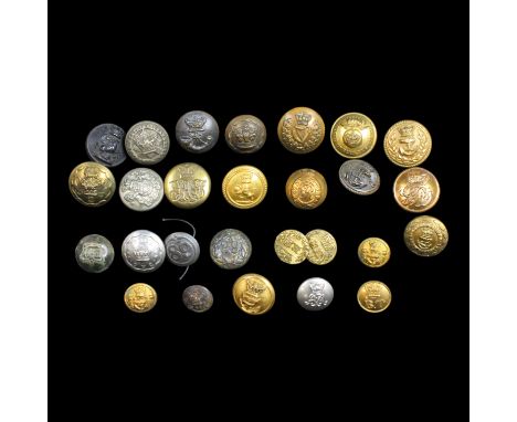 A group of Victorian Army and other buttons