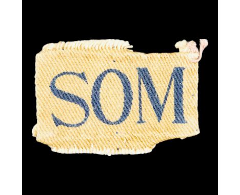 A Somerset Home Guard Division patch 