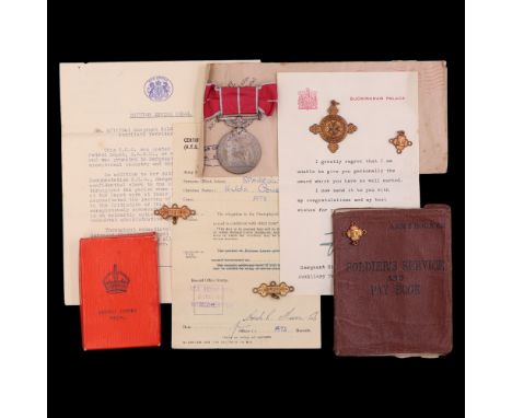 A British Empire medal to W/117641 Sgt Hilda C Sparrow, Auxiliary Territorial Service, together with St John Ambulance Associ