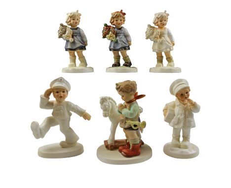 A group of six Goebel Hummel "Ambassadors of Freedom" figurines 