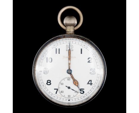 A British Army Helvetia GSTP pocket watch, (a/f)