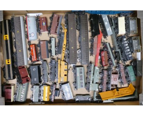Selection of Hornby and Bachmann OO Gauge Freight Carriages to include 'Esso' Tanker and 'Birds Eye' Van amongst others. Unch