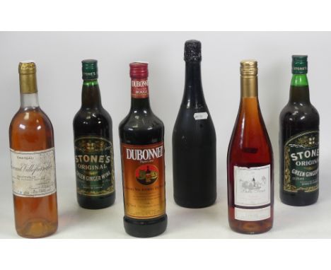Selection of mixed wines including Belle Tour Rose Syrah-Grenache 2011 75cl 12.5% Vol, Chateau Pascaud Villefranche Sauternes