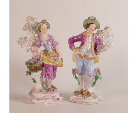 Two Spode 'Chelsea Derby' Copeland Figures (17.5cm H) (2)