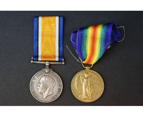 A Full Size British World War One Medal Pair To Include The Great War Of Civilisation Victory Medal And The 1914-1918 British
