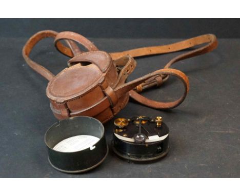 A World War One British Military Pocket Sextant, Maker Marked For Newman &amp; Guardia Ltd Of London, No.4297, Dated 1918 And