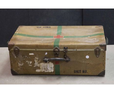 A British Army Medical / Red Cross Storage Case / Trunk 