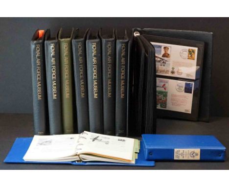A Very Large Quantity Of Royal Air Force First Day Covers Contained Within Albums To Include Many Signed Examples. 