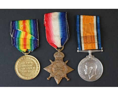 A Full Size British World War One Medal Trio To Include The Great War Of Civilisation Victory Medal, The 1914-1918 British Wa