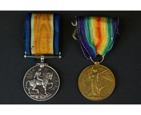 A Full Size British World War One Medal Pair To Include The Great War Of Civilisation Victory Medal And The 1914-1918 British