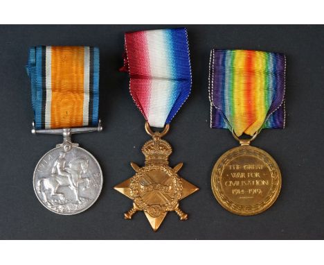 A Full Size British World War One Medal Trio To Include The Great War Of Civilisation Victory Medal, The 1914-1918 British Wa