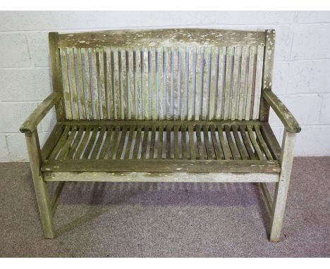 A garden bench, 120cm wide
