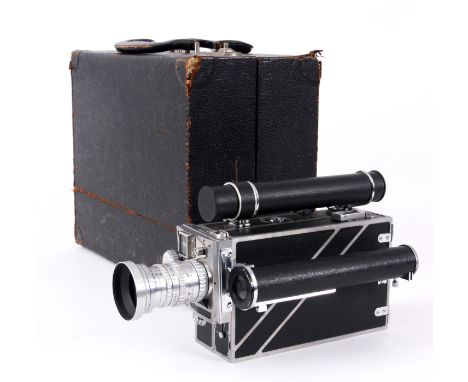 A 1940’s CINE-KODAK SPECIAL II MOTION CAMERA in original fitted case complete with various lenses and accessories and spare f