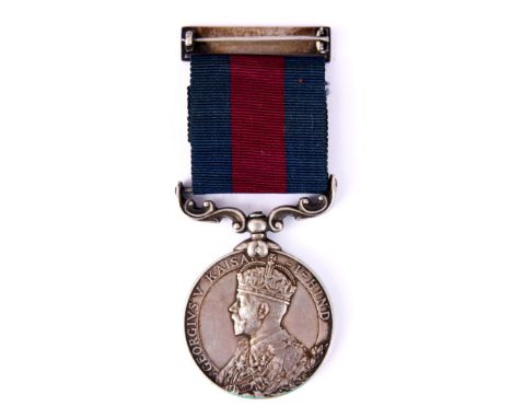 A WWI 1ST KING GEORGE’S OWN SAPPERS & MINERS INDIAN DISTINGUISHED SERVICE MEDAL the front with portrait of George V and inscr