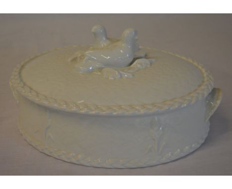 Gourmet oven to tableware Royal Worcester white game Casserole Dish and lid