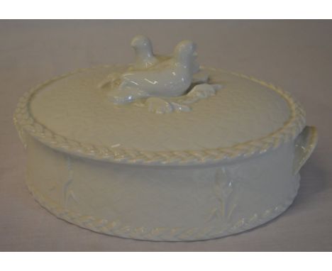 Gourmet oven to tableware Royal Worcester white game Casserole Dish and lid