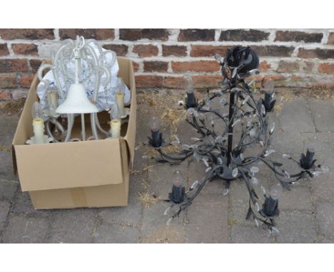 Various light fittings