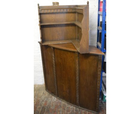Corner bar and shelf