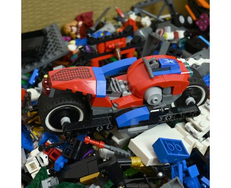 A large collection of vintage and modern Lego including various models, figures, accessories and other items&nbsp;
