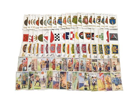Military &amp; Scouts Cigarette Cards. 4x Full Sets. Anstie's Scout Series- British, Colonial &amp; International; Wills- Shi