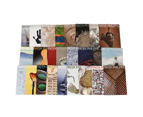 A collection of 25 Patek Philippe watch magazines