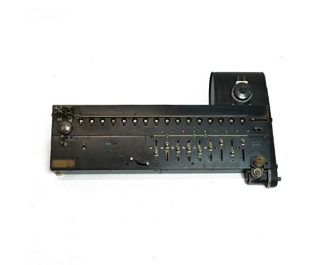 Madas XIe Meda- Early Semi-Automatic Calculator. The first Madas semi-automatic calculator with an external motor was introdu