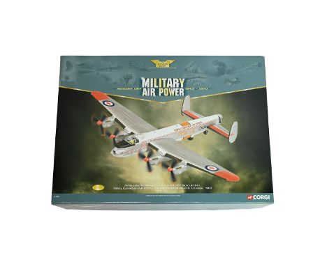 Boxed Corgi Avro Lancaster Mk.10MP Rescue Unit model aircraft. The Aviation Archive, Military Air Power series. Box W 51cm, D