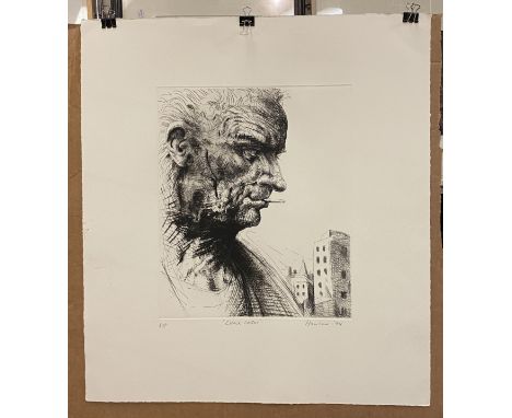 SIGNED PETER HOWSON ARTISTS PROOF CHALK FARM - 50CMS (H) X 45CMS (W) APPROX