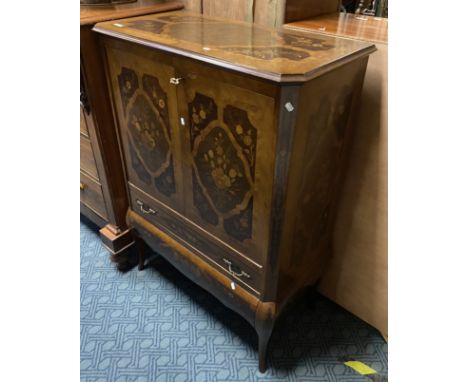 INLAID 1950'S DRINKS CABINET