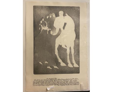 DAME ELISABETH FRINK&nbsp;LITHOGRAPH 67CM X 47CM
