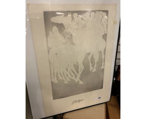 DAME ELISABETH FRINK&nbsp;LITHOGRAPH 67CM X 47CM