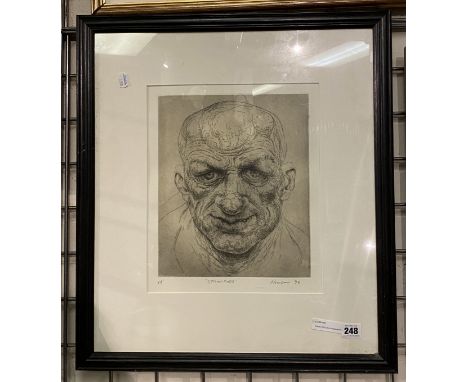 SIGNED PETER HOWSON ARTISTS PROOF - 32CM X 37CM