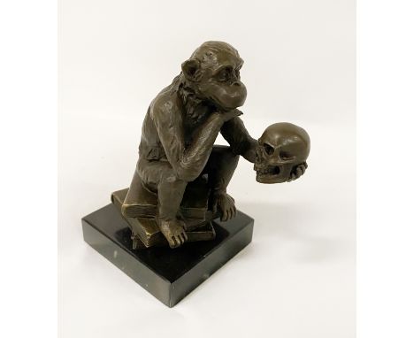 BRONZE MONKEY &amp; SKULL