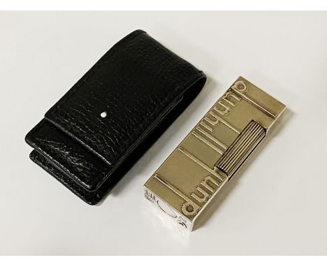 DUNHILL LIGHTER WITH ORIGINAL CASE